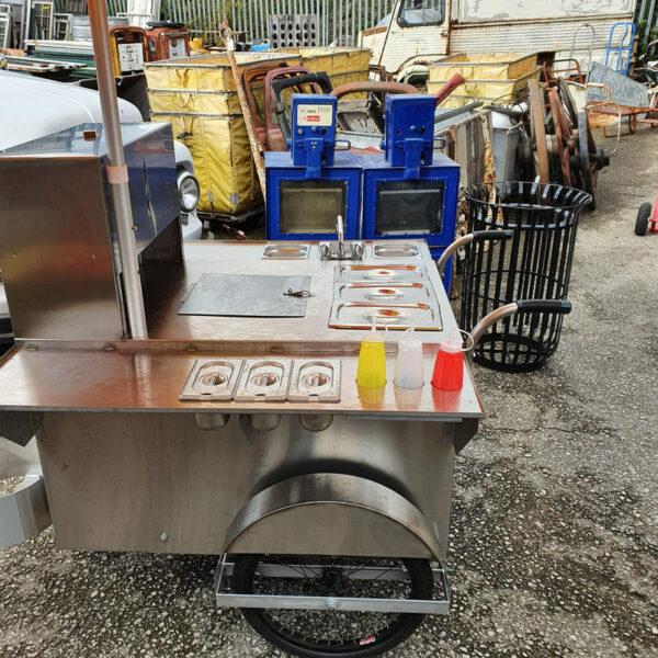 American Hot Dog Cart Push Cart
