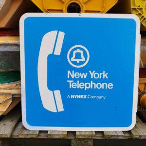 American New York Telephone Sign