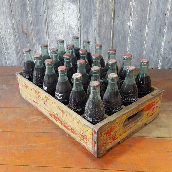 Vintage Crate of Unopened Coca-Cola Bottles