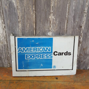 American Express Metal Sign