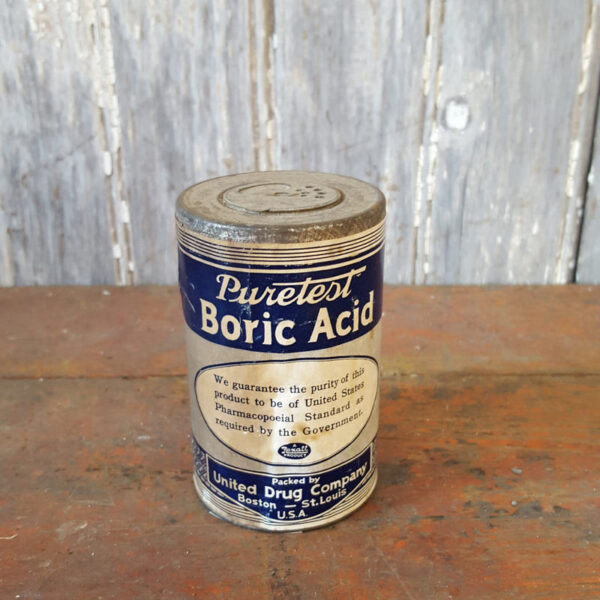 Puretest Boric Acid Tin Can