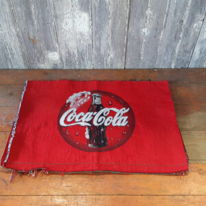 Embroidered Coca Cola Fabric