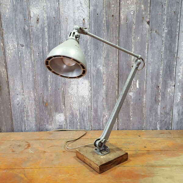 Anglepoise Lamp with Wood Base