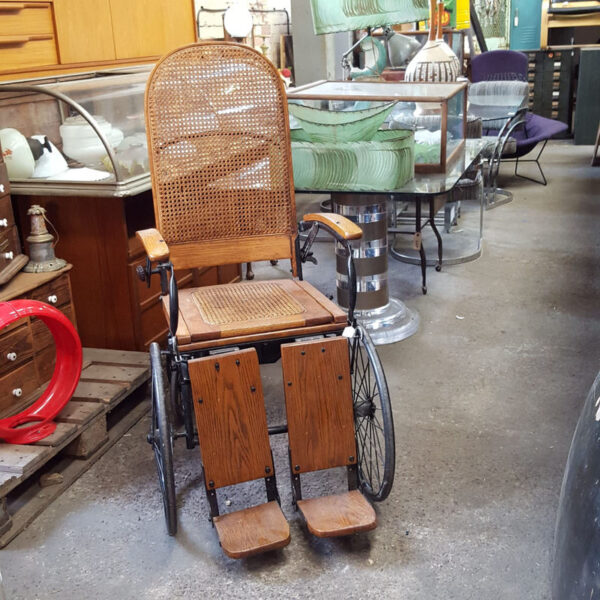 Vintage Rattan American Wheelchair