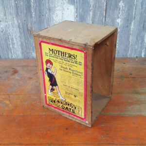 Plasmon Scotch Oats Wooden Crate