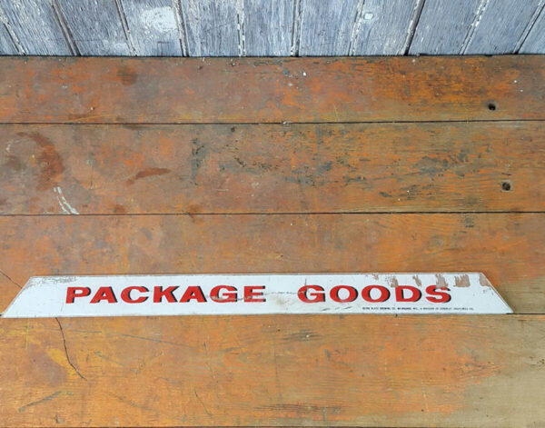 Package Goods Sign