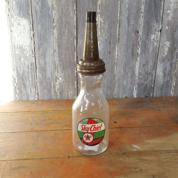 Vintage Style Sky Chief Garage Oil Bottle