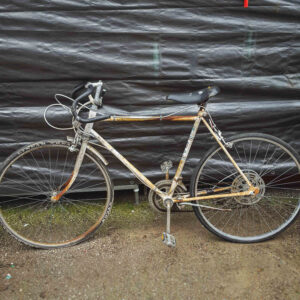 Vintage White Huffy Road Bicycle
