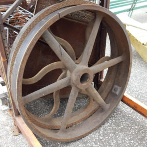 Vintage Cast Iron Machine Belt Wheel