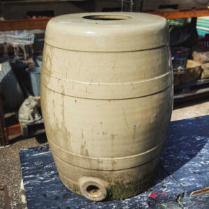 Vintage Stoneware Barrel
