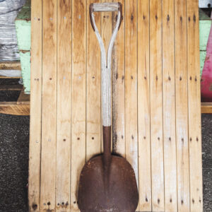 Vintage Wooden Handled Spade