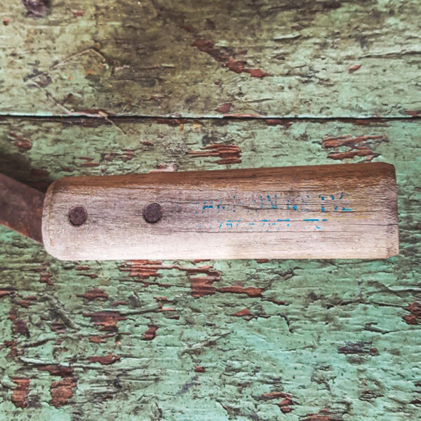 Vintage Wooden Handled Hay Sickle
