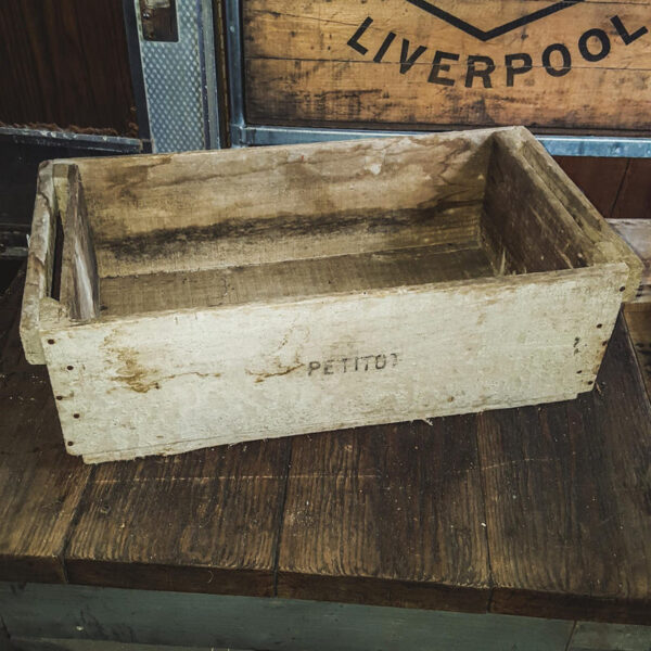 Vintage French Wooden Produce Crate