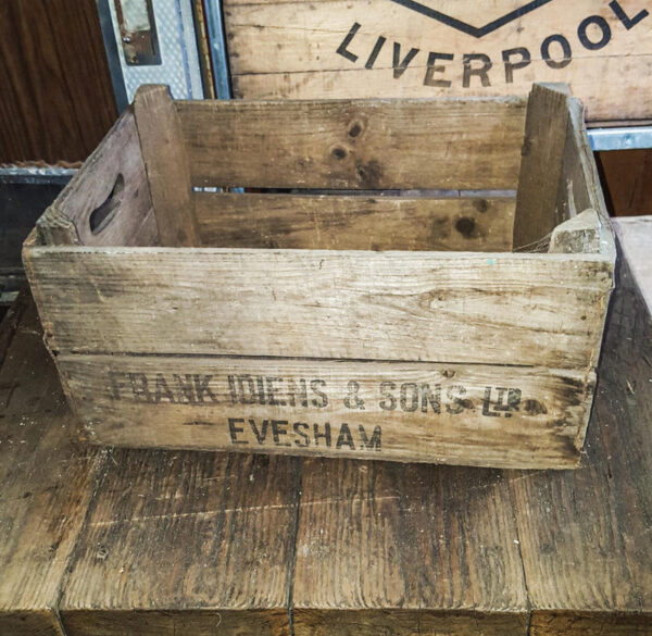 Vintage Wooden Apple Crate