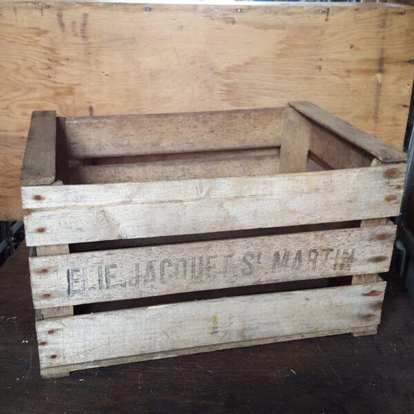 Vintage Wooden Fruit Market Crate