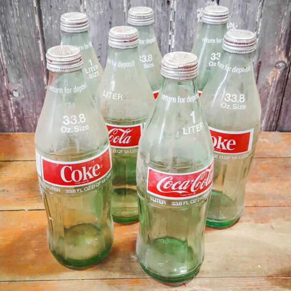 Original American 1Litre Coke Bottles