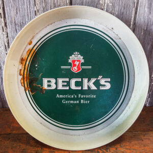 American Becks Beer Tray