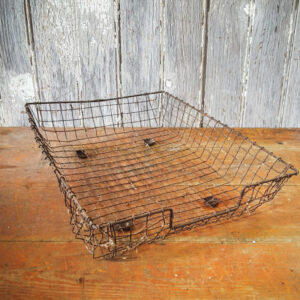 Vintage Wire Paper Tray