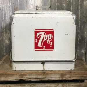 Vintage 7 Up Cool Box
