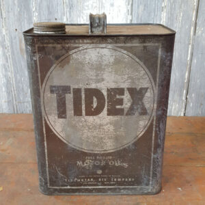 Vintage Tidex Motor Oil Tin