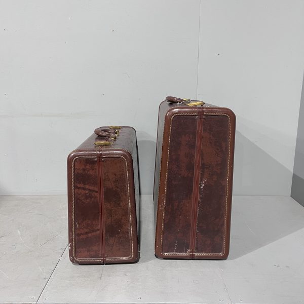 Dark Tan Samsonite Suitcases