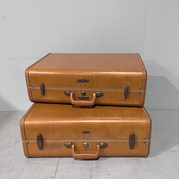 Tan Samsonite Suitcases Set