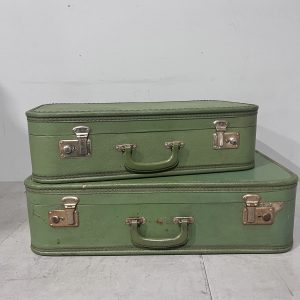 Vintage Green Travel Cases