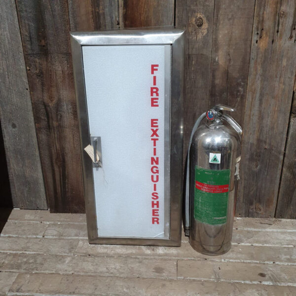 American Fire Extinguisher in Fire Cabinet