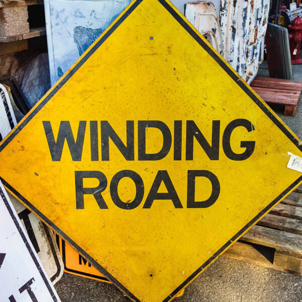Original American Winding Road Sign