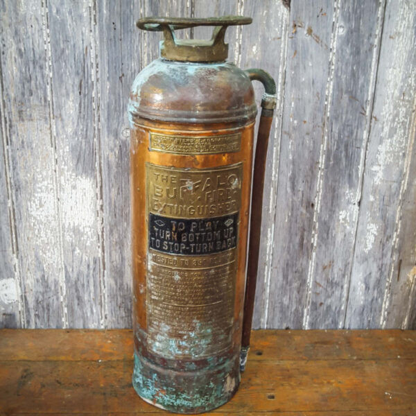 Vintage American Copper Fire Extinguisher