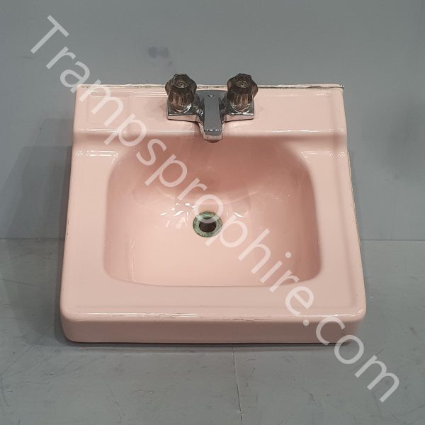 American Pink Bathroom Sink