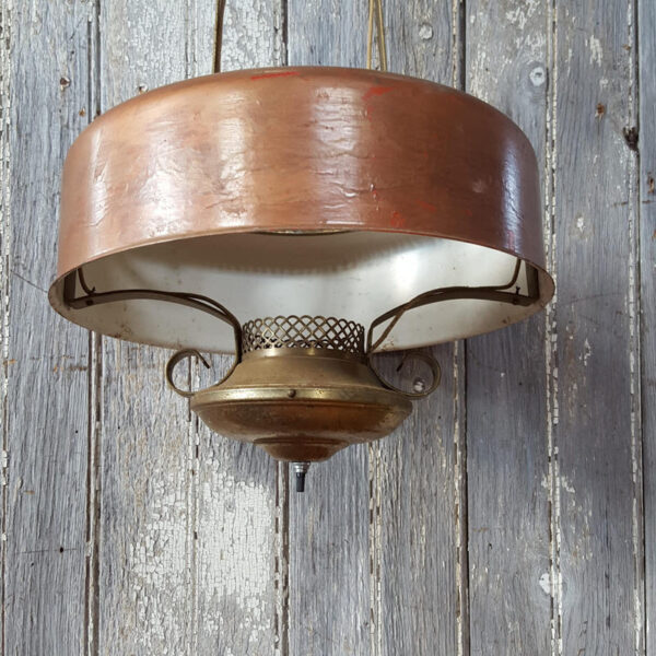 Vintage Brass & Copper Ceiling Light