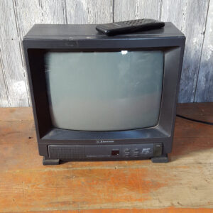 Vintage American Black Portable TV