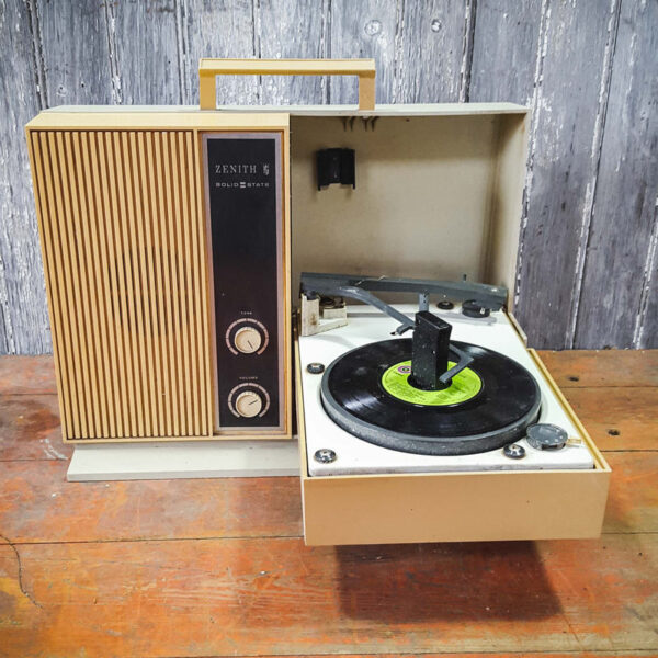 Vintage American Zenith Portable Record Player