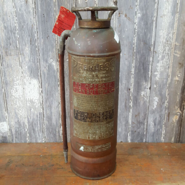 Vintage American Copper Fire Extinguisher