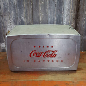 Vintage Aluminium Coca Cola Cooler Box