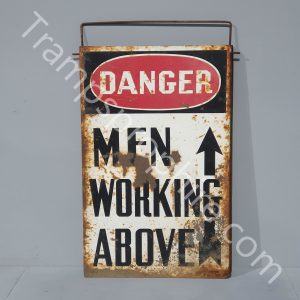 2104519 Danger Men Working Above Sign
