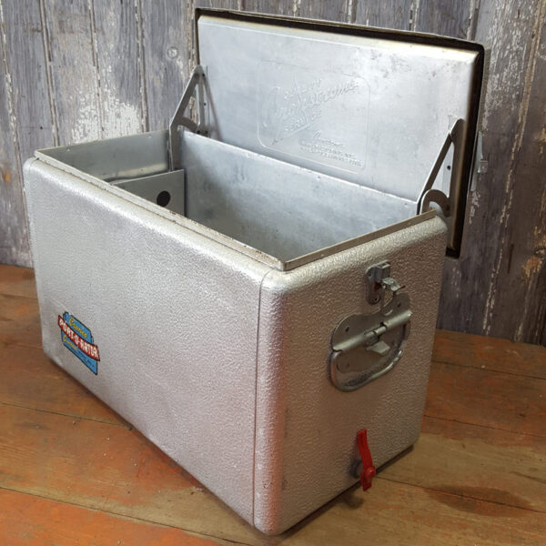Vintage American Aluminium Cool Box