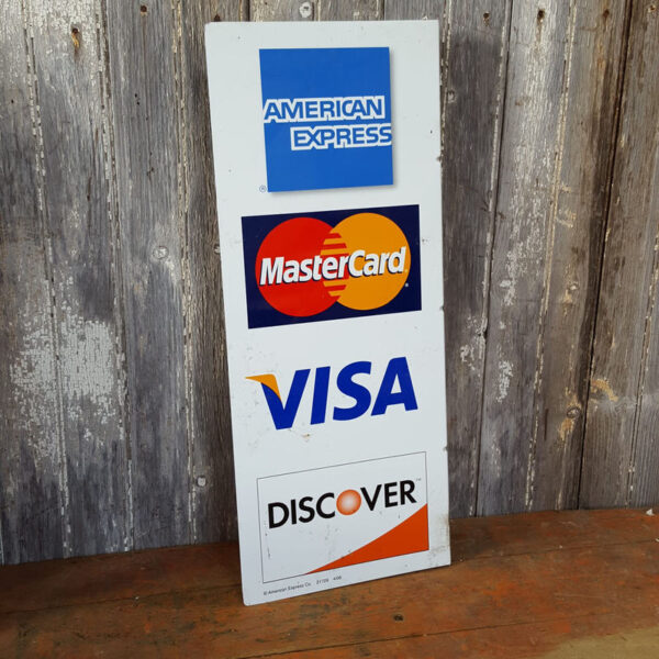 American Card Payment Sign