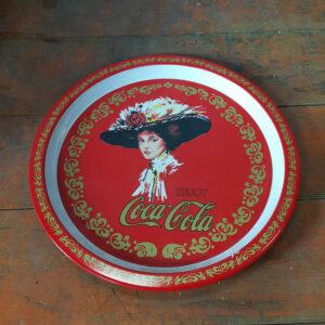 Vintage Style Round Coca Cola Tray