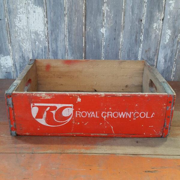 Vintage Royal Crown Wooden Crate