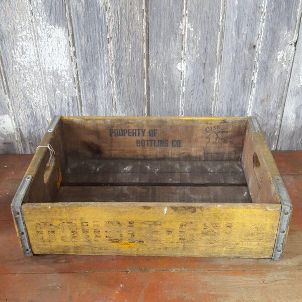 Vintage American Double Cola Soda Wooden Crate