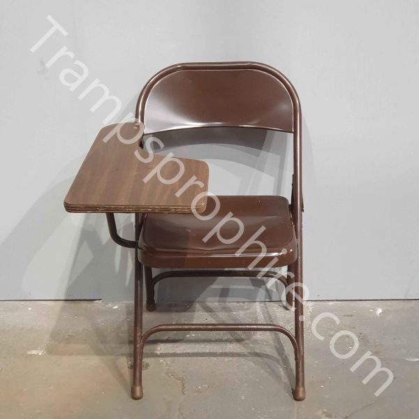 American Folding School Chairs With Writing Pad