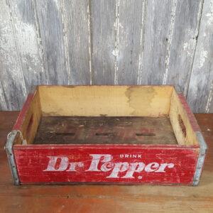 Vintage Dr Pepper Wooden Crate