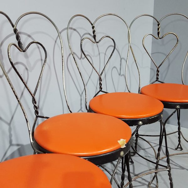 Set of Four Ice Cream Parlour Chairs