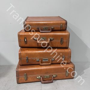 Tan Samsonite Suitcase Set