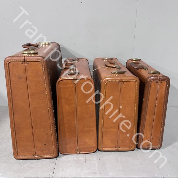 Tan Samsonite Suitcase Set
