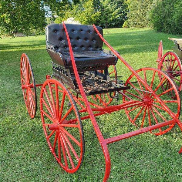 American Horse Drawn Buggy Amish Carriage Cart