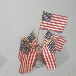 American Flag 48 Stars and Stripes on Stick - Printed