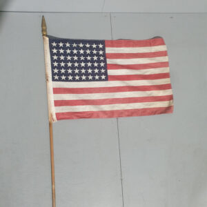 American Flag 48 Stars and Stripes on Stick- Printed
